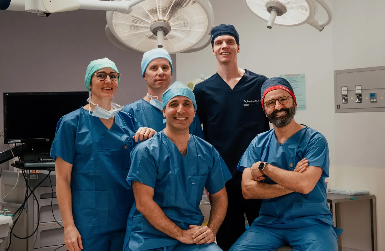 Équipe de chirurgie urologique